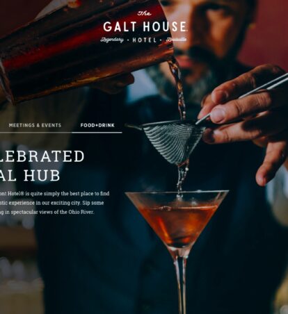 galt house hotel website home page
