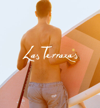 Las Terrazas Man with a surf board
