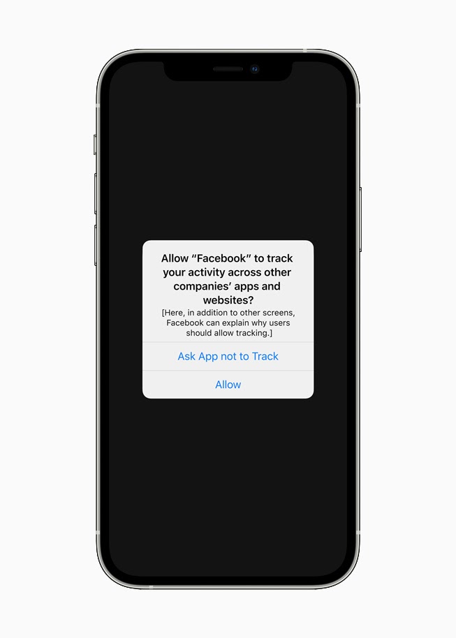 Screenshot of Facebook Privacy Alert on iPhone