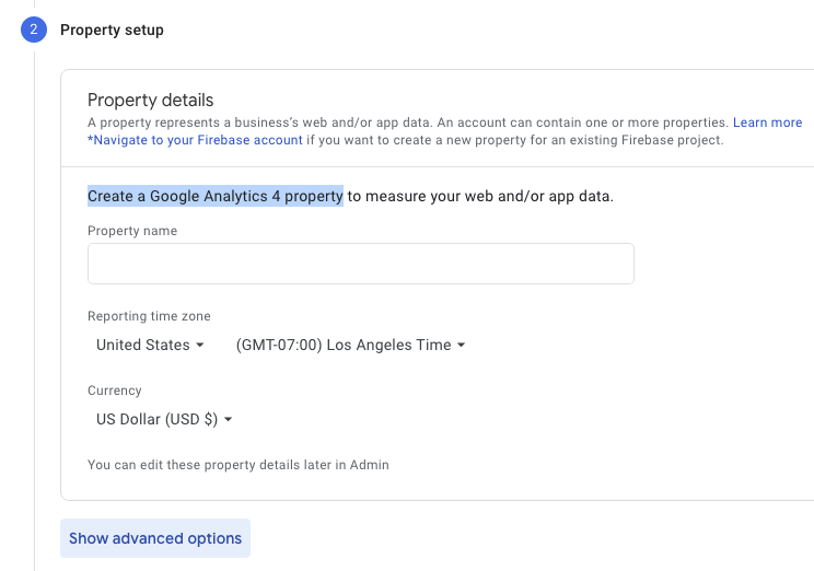 Screenshot of Google Analytics 4 implementation screen